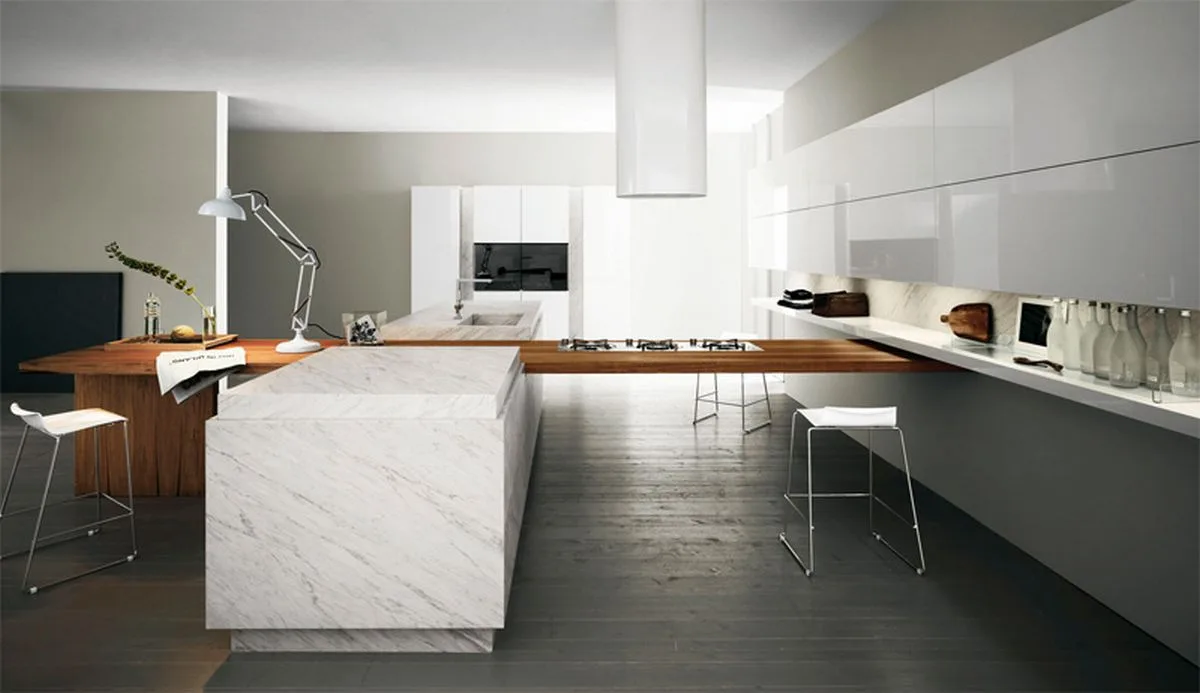 Piano cucina in marmo e pietra naturale · Marmi di Carrara · lavoro 5