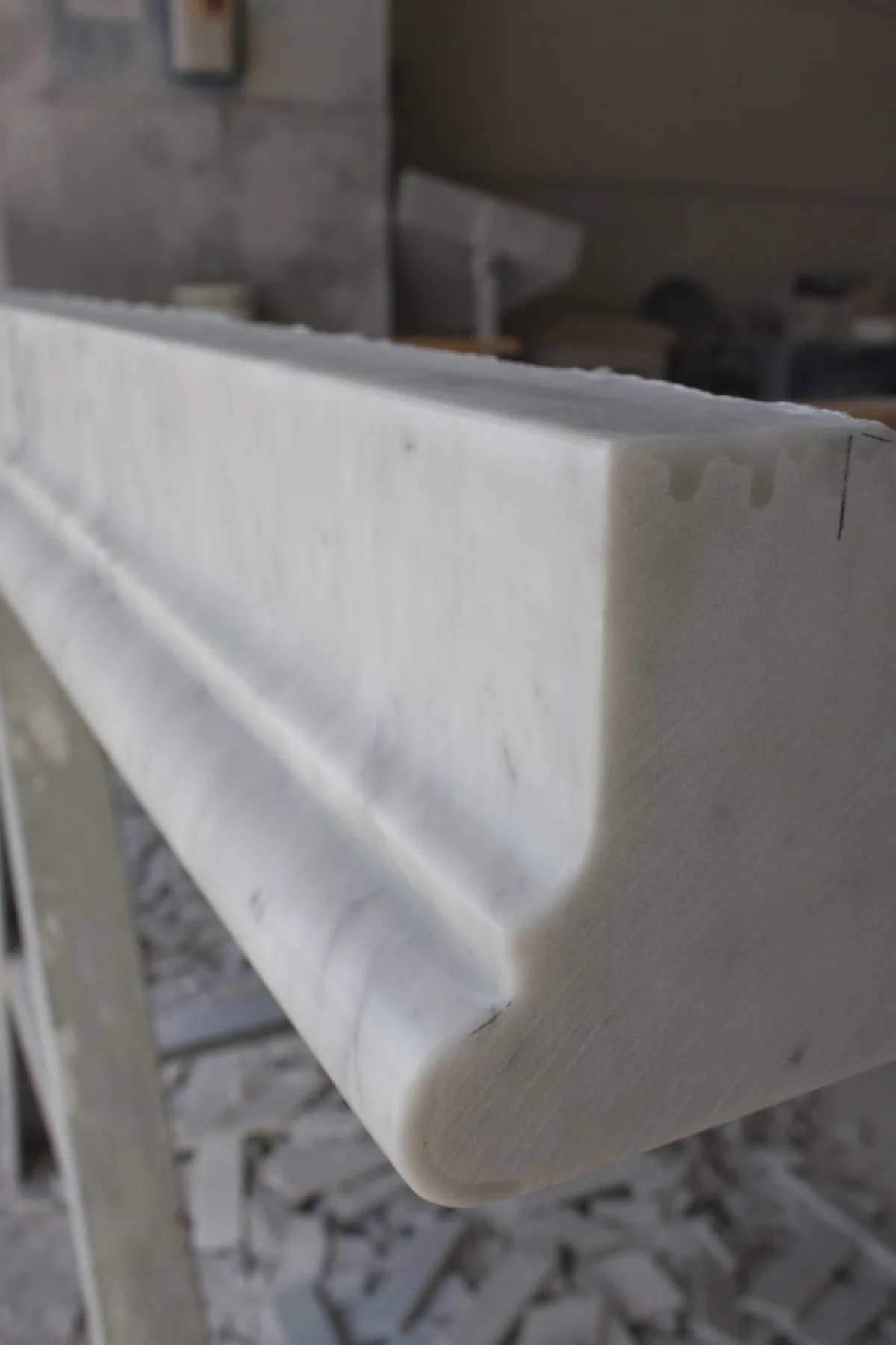 Scala in marmo e pietra naturale · Marmi di Carrara · lavoro 9