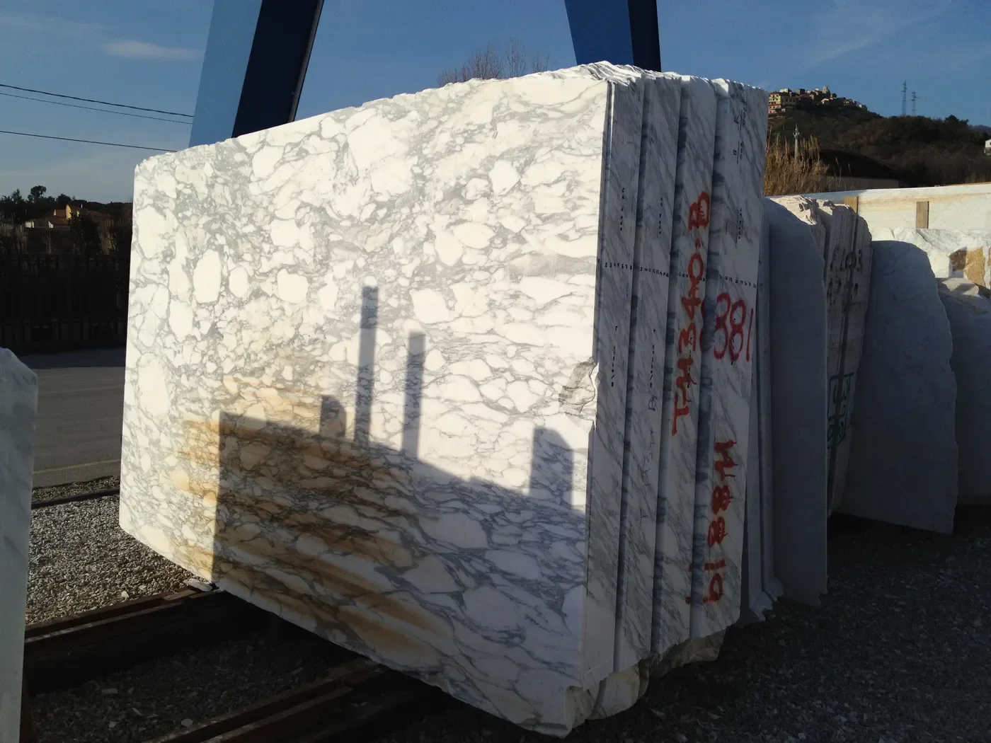 Arabescato Corchia · marmo · lastra · foto 2