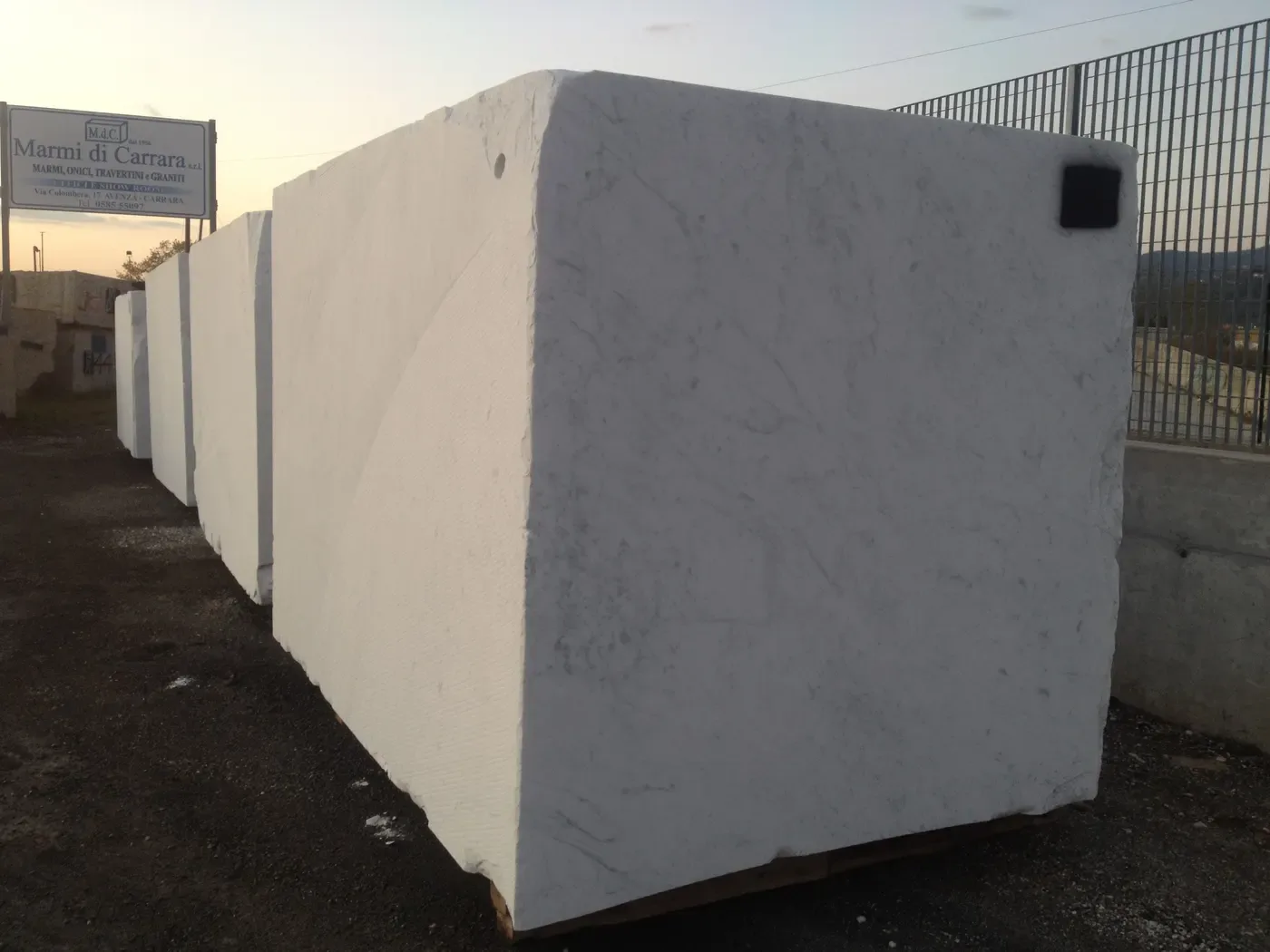 Bianco Carrara · marmo · lastra · foto 6