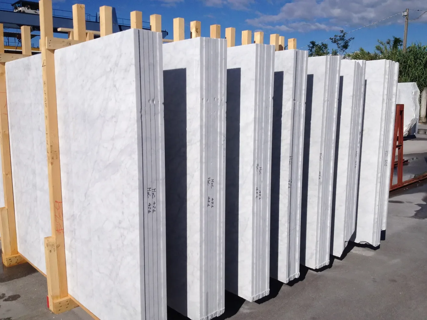Bianco Carrara CD · marmo · lastra · foto 5