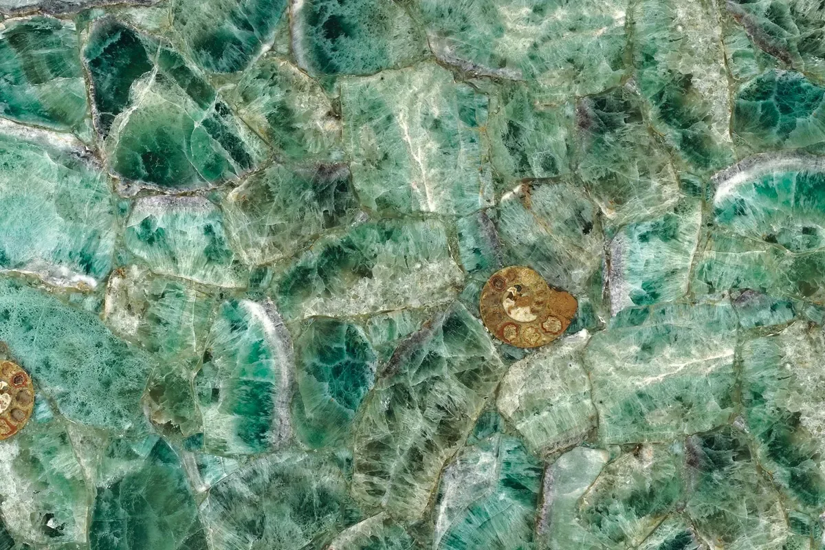 Emerald Fluorite · pietre semipreziose