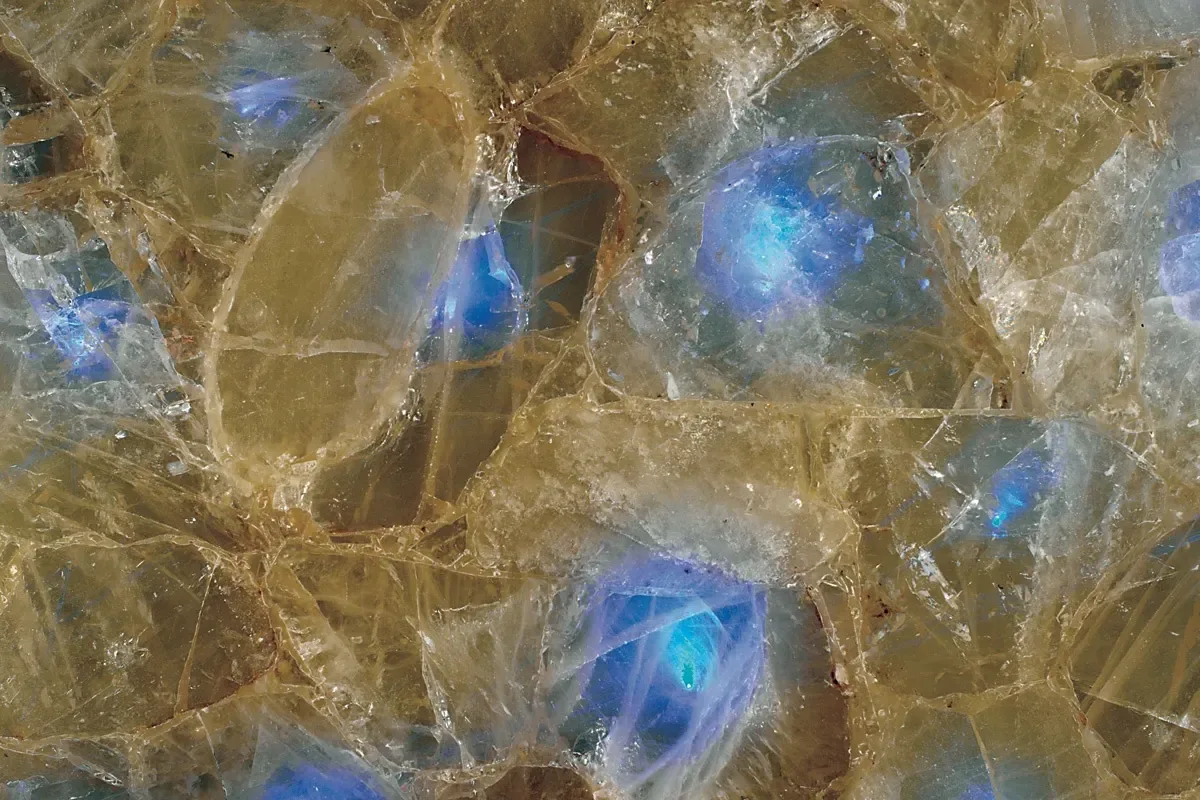 Fiber Optic Quartz Blue · pietre semipreziose