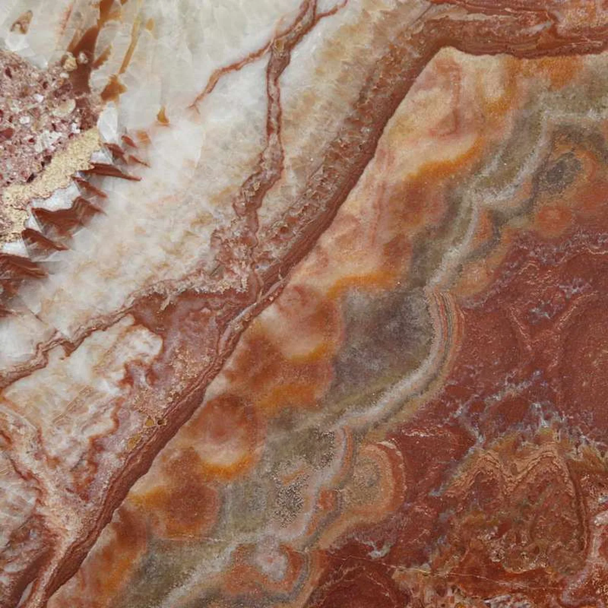 Onice Rosso Vulcano · onice · lastra · foto 2