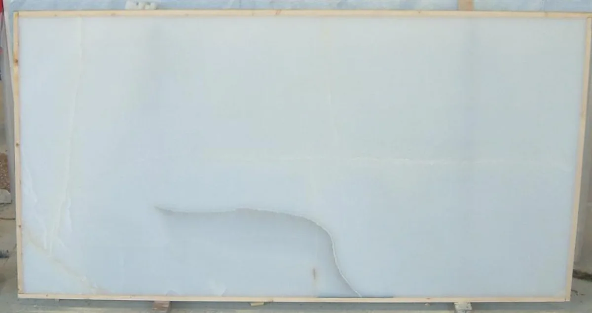 Pure White Onyx · onice · lastra · foto 3