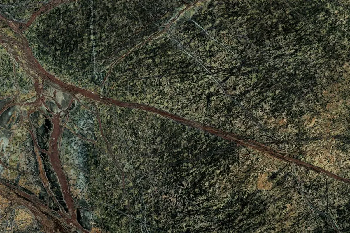 Rain Forest Green · granito · lastra · foto 2