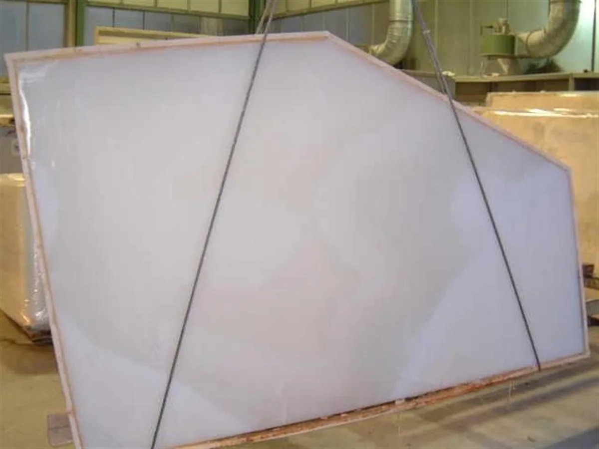Super White Onyx · onice · lastra · foto 2