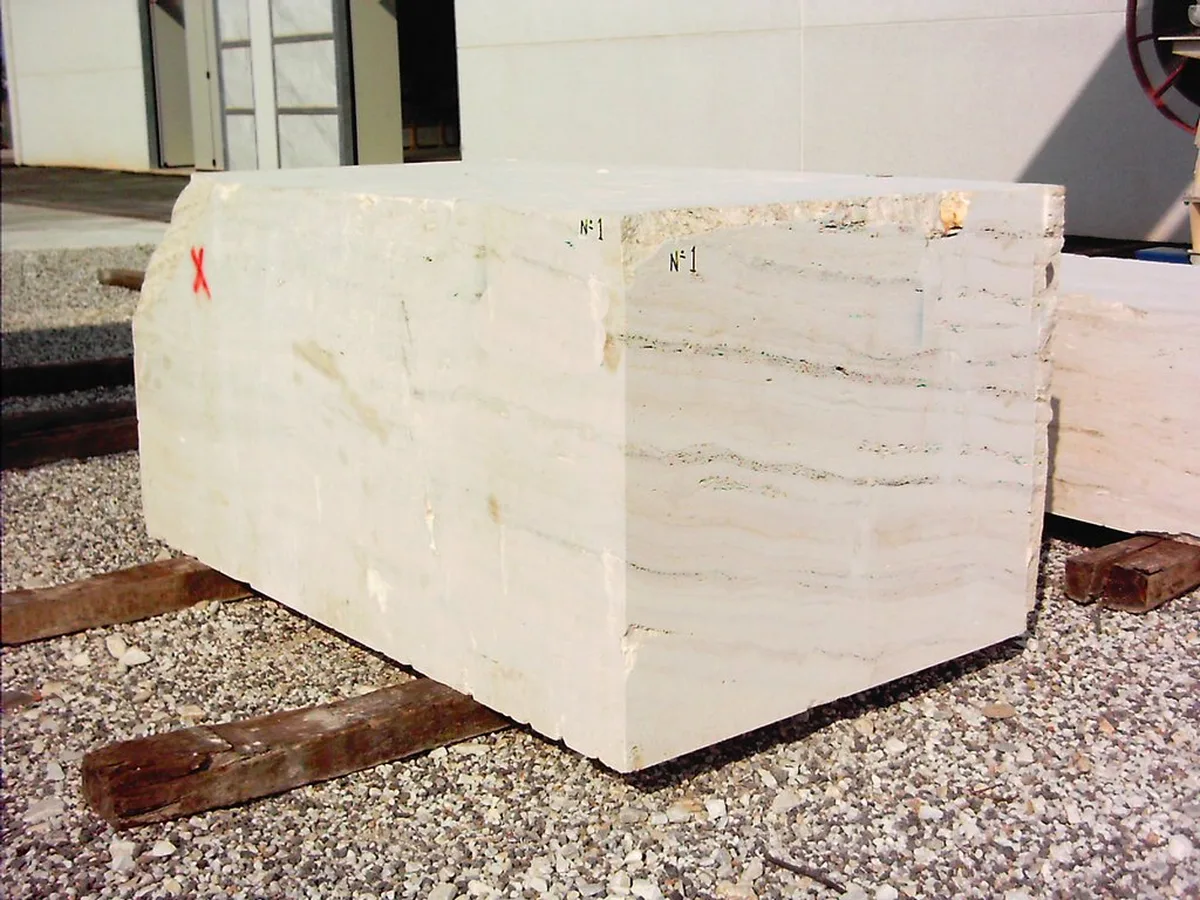 Travertino Bianco · travertino · lastra · foto 2