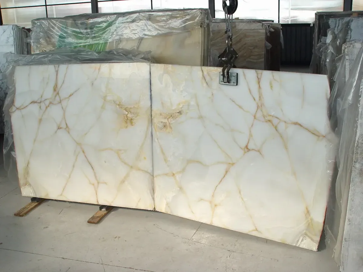 White Onyx · onice · lastra · foto 3